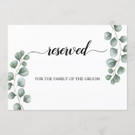 Convites Greenery Eucalyptus Reservado Sinal de Casamento