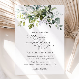Convites Greenery, Eucalyptus Sai, Casamento Botânico