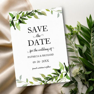 Convites Greenery Eucalyptus Wedding Save The Date