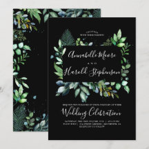 Greenery | Floresta | Casamento Modern Watercolor