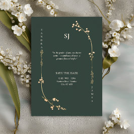 Convites Greenery Luxurious Invitation