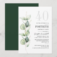 Greeneryptus aniversário de 40 anos