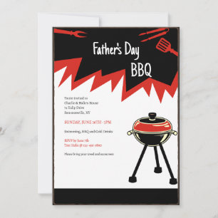 Convites Grelha de BBQ Quente