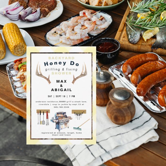 Convites Grelha e fixação de cilindros Chá amarelo de Casai (Criador carregado)