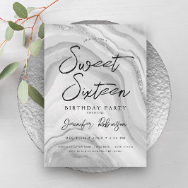 Convites Grelha Glitter Glica Glica Glica 16 Elegante