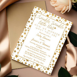 Convites Grelha, Grelha Pequeno Chá de fraldas de Estrela