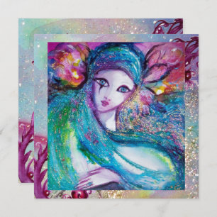 Convites Grelhas Florais do Partido Mascarada de MÁSCARAS A