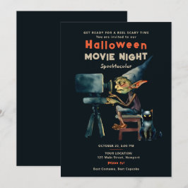 Convites Gremlin Black Cat Black - Chic Noite de Halloween