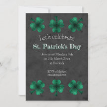 Greve Sparkle Shamrock Rua Patrick Day