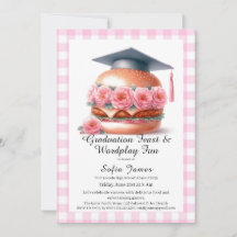 Grill and Chill Graduation Party Invitation