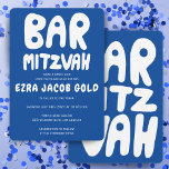 Convites Groovtering Handlettering Bar Personalizado Mitzva<br><div class="desc">Cartão perfeito para anunciar um bar mitzvah! Mão fez arte para você com a letra na frente e atrás! TOTALMENTE PERSONALIZÁVEL! Clique em "Personalizar" acima para editar o texto. Clique em "editar usando a ferramenta design" para ajustar as fontes, cores e posicionamentos e para excluir o design traseiro, se preferir...</div>