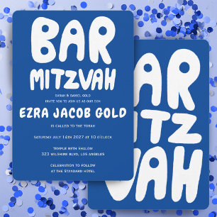 Convites Groovtering Handlettering Bar Personalizado Mitzva