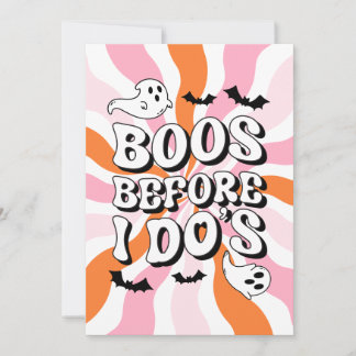 Convites Groovy Boo's Antes da Bachelorette