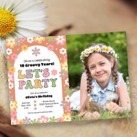 Groovy Daisies Hippie Photo Girl