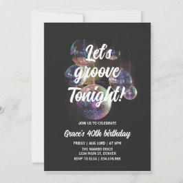 Convites Groovy Retro Birthday