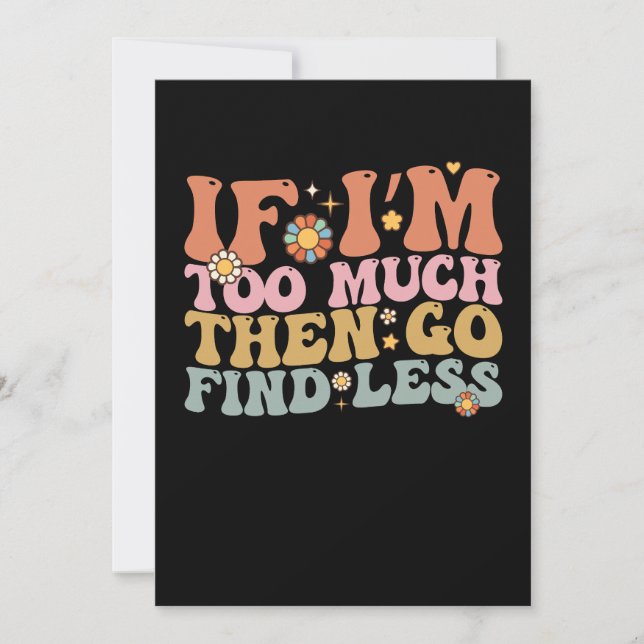 Convites Groovy, se eu sou muito, então vá procurar menos r (Frente)