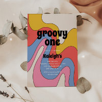 Groovy Ultra-Retro com Estilo 1970 Aniversário