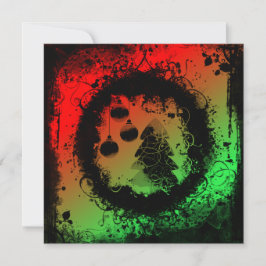 Convites Grunge Christmas