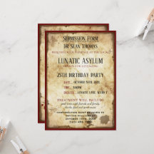 Grungy Lunatic Asium Birthday