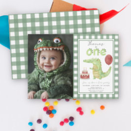 Convites Grupo Croc | Crocodilo Gelado Primeiro Aniversário