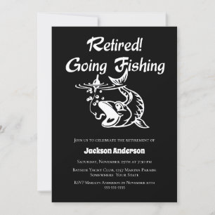 Convites Grupo de aposentadoria indo pescar