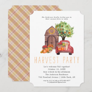 Convites Grupo de Janto de Ação de Graças da Harvest Barn