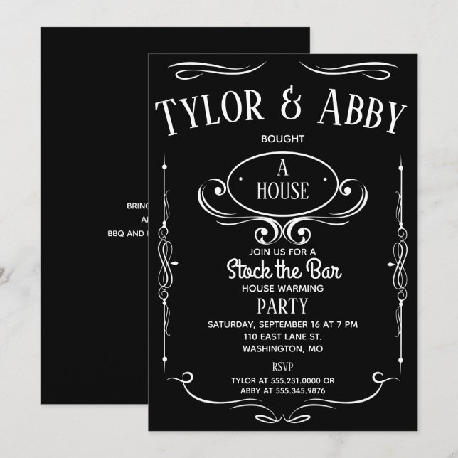 Convites Grupo de Proteção de Produtos Domésticos (Frente/Verso)