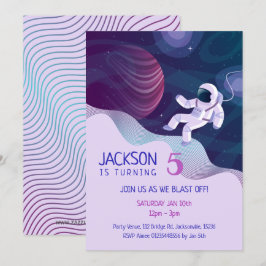 Convites Grupo de Tema de Exploradores de Espaço Externo