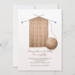 Convites Grupo de tricô Scarf 