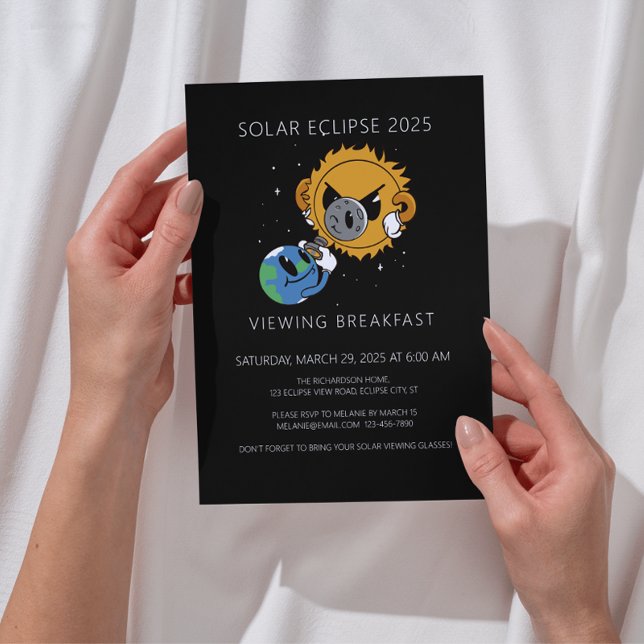 Convites Grupo de Visualização de Fotoobomb Solar Eclipse 2 (Add your details to personalize your event)