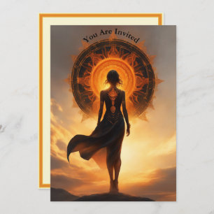 Convites Grupo de Visualização do Eclipse Solar Totalmente 