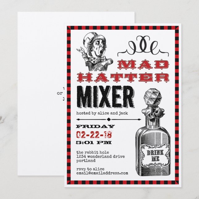 Convites Grupo Misturador de Ódio Louco (Frente/Verso)