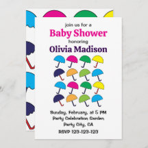 Guarda-chuvas Coloridas, Chá de Garota-Cama