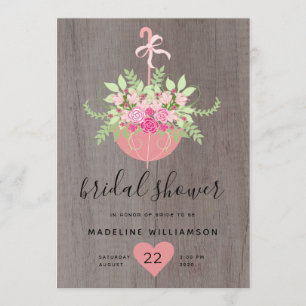 Convites Guarda-chuvas russos  Rosas no Chá de panela de m