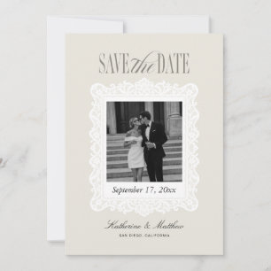 Convites Guardar a Data de Casamento com Foto