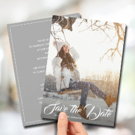 Convites Guardar a Festa de formatura de Fotografias de Dat