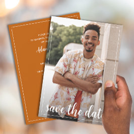 Convites Guardar a Festa de formatura de Fotografias de Dat