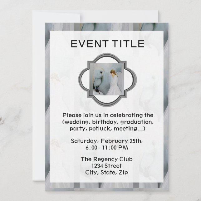 Convites Guardian Angel and White Owen (Frente)