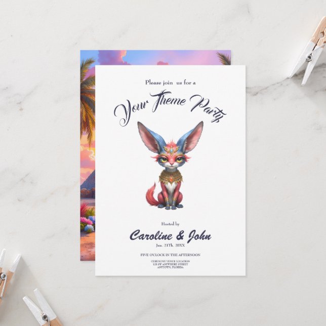 Convites Guardião Sagrado do Deserto (Frente/Verso In Situ)