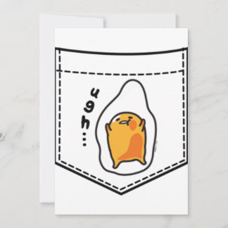 Convites Gudetama Pocket Sweet