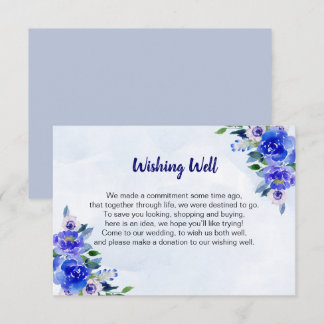 Convites Guia de Presentes de Casamento Floral em Aquarela 