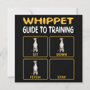 Convites Guia do Whippet para Treinamento de Obediência Can