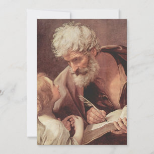 Convites Guido Reni - Saint Matthew the Evangelist and an A