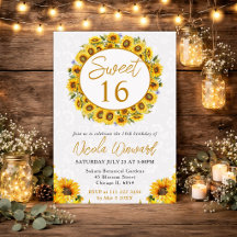 Guirlanda de Girassóis Amarelos em Aquarela Doce 1