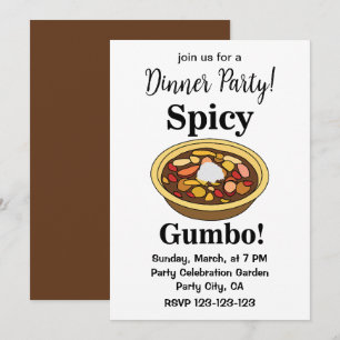 Convites Gumbo Comida Gumbo Apimentado