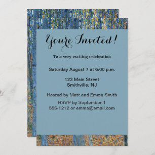 Convites Gustav Klimt Beech Tree Grove