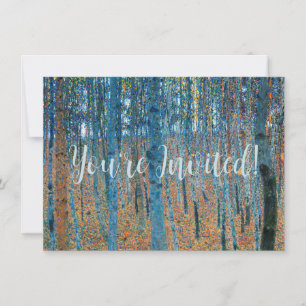 Convites Gustav Klimt Beech Tree Grove