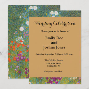 Convites Gustav Klimt Cottage Garden Bauergarten