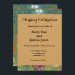 Convites Gustav Klimt Flower Garden Cottage Nature<br><div class="desc">Uma bela pintura de jardim - esta é uma pintura clássica de Gustav Klimt,  chamada Jardim de Algodão,  ou Jardim Bauergarten,  1907,  que é um close up de um jardim floral,  uma pintura floral colorida.</div>