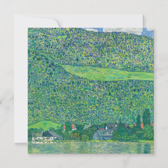 Convites Gustav Klimt - Litzlberg am Attersee (Frente)